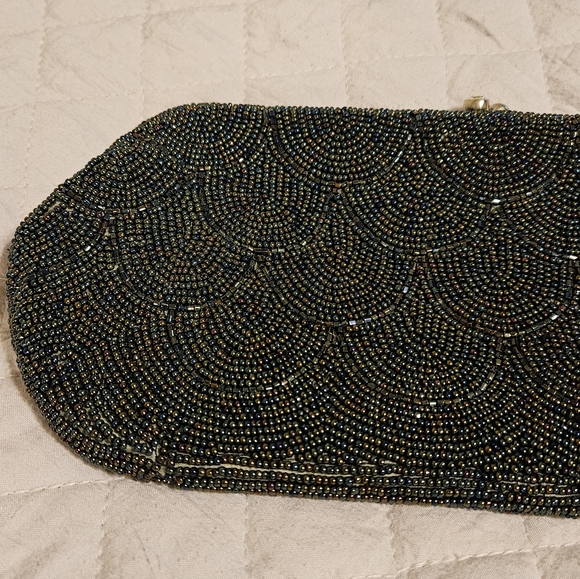 Mermaid Colors Beaded Clutch - Picture 5 of 16